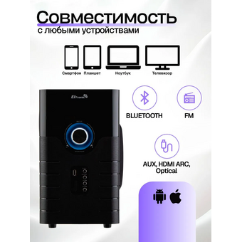  Акустическая система ELTRONIC 30-90 5.1 черная 