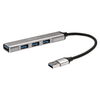  USB-концентратор TELECOM TA308U USB 3.0--USB 3.0+3*USB 2.0, Aluminum Shell, 0.2м (1/100) 