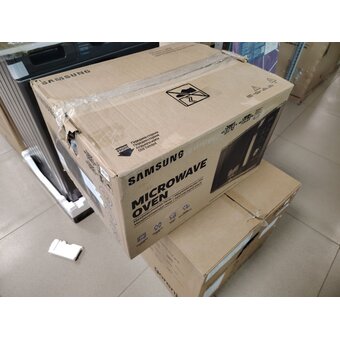  УЦ Микроволновая печь Samsung MS23F301TQW белый (плохая упаковка, б/у, нет гар.талона, замена магнетрона) 