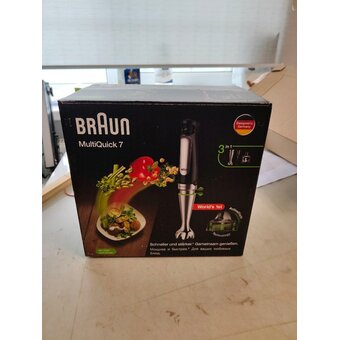  УЦ Блендер BRAUN MQ7035X (плохая упаковка, дефект литья на резервуаре, малые потертости на корпусе) 