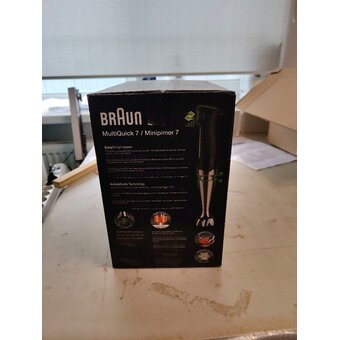  УЦ Блендер BRAUN MQ7035X (плохая упаковка, дефект литья на резервуаре, малые потертости на корпусе) 