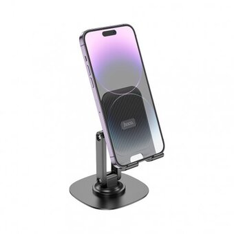 Настольная подставка HOCO HD6 Winner dual-axis rotating desktop stand черный 