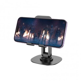  Настольная подставка HOCO HD6 Winner dual-axis rotating desktop stand черный 