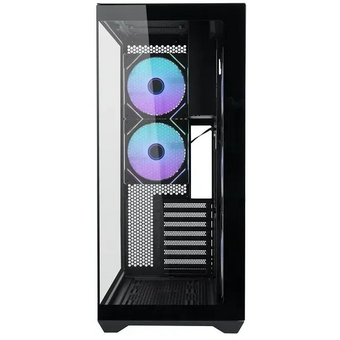  Корпус Eurocase M4801 black, ATX, без БП, закаленное стекло 2 стороны 