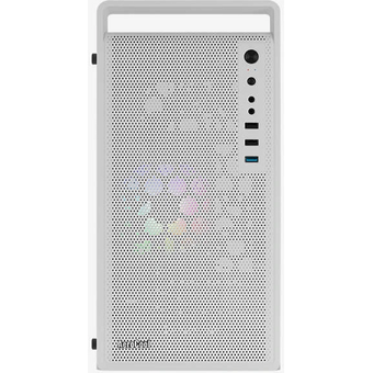  Корпус AeroCool CS-109-G-WT-v1 (4711099472383) белый, mATX, без БП, USB 3.0, 2*USB 2.0, HD Audio 