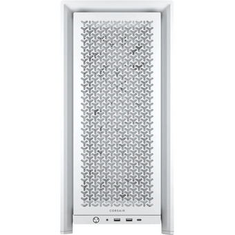  Корпус Corsair Frame 4000D RS (CC-9011313-WW), без БП, Midi-Tower, TG, 3x120mm, 2xUSB-A 3.2, 1xUSB Type-C, E-ATX, ATX, mITX White 