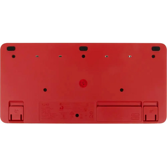  Клавиатура + мышь Logitech MK240 клав белый/красный мышь белый/красный (920-008160) 