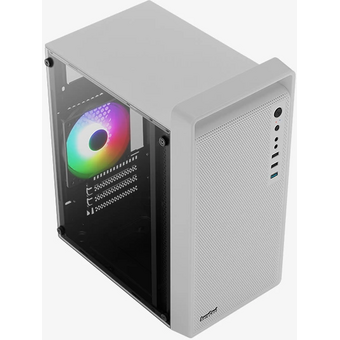  Корпус AeroCool CS-109-G-WT-v1 (4711099472383) белый, mATX, без БП, USB 3.0, 2*USB 2.0, HD Audio 