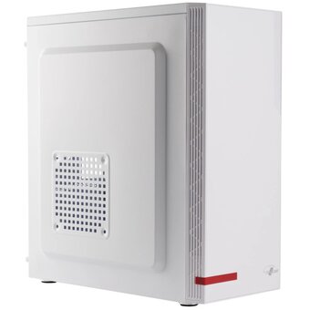  Корпус Eurocase M12 белый, ATX, ABS пластик, 2*USB2.0, USB3.0, HD Audio 