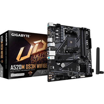  Материнская плата Gigabyte A520M DS3H Wifi6E 