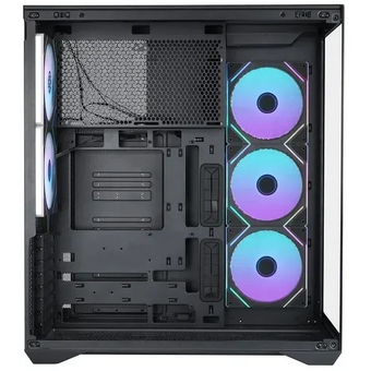  Корпус Eurocase M4801 black, ATX, без БП, закаленное стекло 2 стороны 