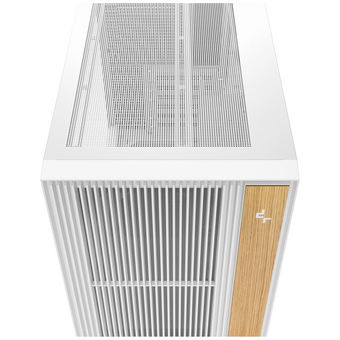  Корпус Deepcool CL600 WH, TG, 2x120mm ARGB Fan, mini-ITX, mATX, ATX, белый 