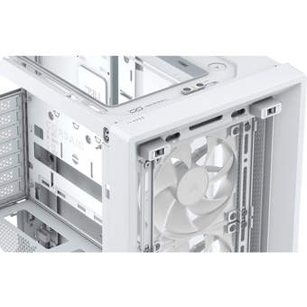  Корпус Corsair Frame 4000D RS (CC-9011313-WW), без БП, Midi-Tower, TG, 3x120mm, 2xUSB-A 3.2, 1xUSB Type-C, E-ATX, ATX, mITX White 