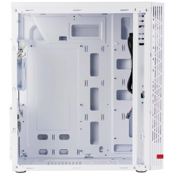  Корпус Eurocase M12 белый, ATX, ABS пластик, 2*USB2.0, USB3.0, HD Audio 