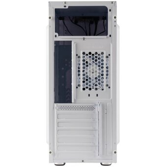  Корпус Eurocase M12 белый, ATX, ABS пластик, 2*USB2.0, USB3.0, HD Audio 