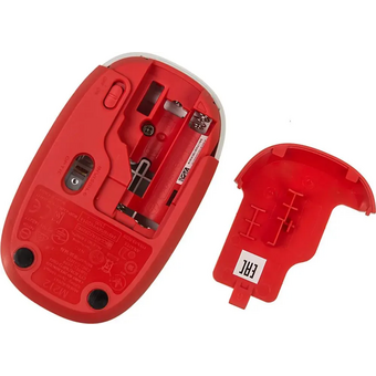  Клавиатура + мышь Logitech MK240 клав белый/красный мышь белый/красный (920-008160) 