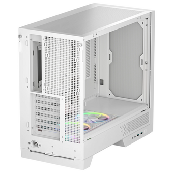  Корпус Deepcool CL600 WH, TG, 2x120mm ARGB Fan, mini-ITX, mATX, ATX, белый 