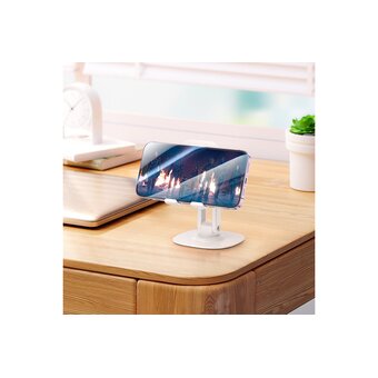  Настольная подставка HOCO HD6 Winner dual-axis rotating desktop stand белый 