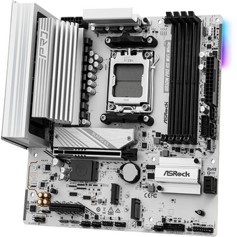  Материнская плата ASROCK B850M Pro RS Wifi White 