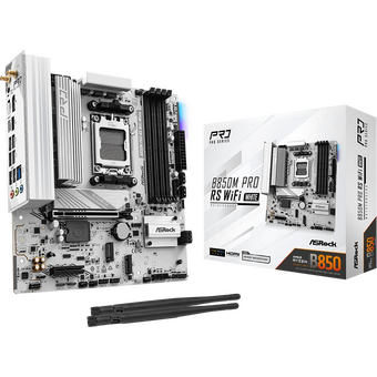  Материнская плата ASROCK B850M Pro RS Wifi White 