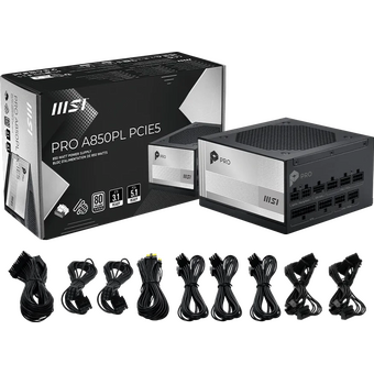  Блок питания MSI Pro A850PL PCIE5 (306-7ZPLY) ATX 850W 
