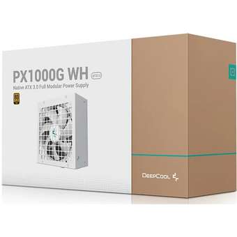  Блок питания Deepcool PX1000G WH V2 (R-PXA00G-FC0W-EU-V2) 1000W (ATX, 20+4 pin, 135mm fan, PCI-E 6+2Px3 16 pin (12VHPWR), 8xSATA) (RTL) 