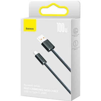  Кабель Baseus CALD000616 USB-Type-C Dynamic Series 100W 1м черный 