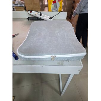  УЦ Кресло Бюрократ Triest Fabric-LT28 серо-голубой Light-28 крестов. металл (плохая упаковка, загрязнения на спинке, следы установки на газ.лифте) 