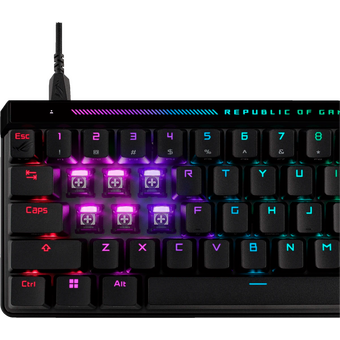  Клавиатура ASUS M605 ROG Falchion ACE HFX/HFX/RU/PBT (90MP03VE-BKRA20) 