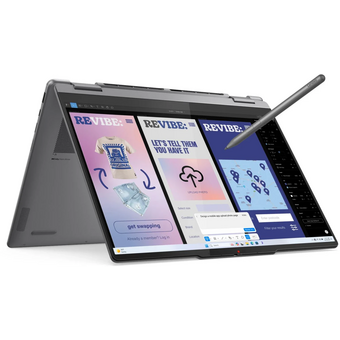  Ноутбук Lenovo Yoga 7 2-in-1 16IML9 (83JQ00BLUE) 14" OLED WQXGA+ 2880x1800/Core Ultra 7 256V/16 Gb/512 Gb SSD/Intel Arc Graphics/W11H/серый/1.38 кг 