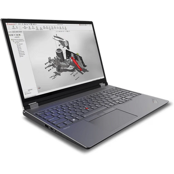  Ноутбук Lenovo ThinkPad P16 G2 (21FBA0R7CD) Intel Core i7-14700HX/16Gb/SSD512Gb/RTX2000 8Gb/16"/IPS/WUXGA/1920x1200/60Hz/Win11Pro/Storm Grey 