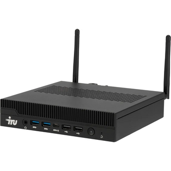  Неттоп IRU Tactio 310H6ITF (2176177) i3 14100 (3.5) 8Gb SSD256Gb UHDG 730 Windows 11 Pro GbitEth WiFi BT 120W черный (RUS) 
