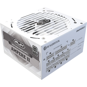  Блоки питания RAIJINTEK Ampere II 1000 (0R30B00042), 1000W 80+ Platinum (ATX, 3.1, PCIe 5.1, Full-modular, 1x24(20+4)pin, 2x4+4) 