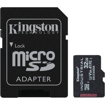  Карта памяти Kingston SDCIT2/32GB microSDHC 32Гб Class 10 UHS-I U3 V30 A1 TLC в режиме pSLC 