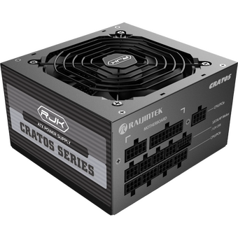  Блоки питания RAIJINTEK Cratos 1000 (0R30B00005) 80+ Gold (ATX, 3.1, PCIe 5.1, Full-modular, 1x24(20+4)pin, 2x4+4-pin CPU, 4x6+2-pin) 