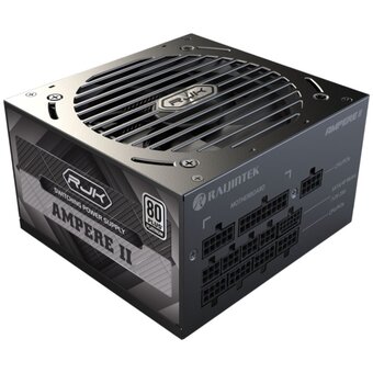  Блоки питания RAIJINTEK Ampere II 850 (0R30B00043) 80+ Platinum (ATX, 3.1, PCIe 5.1, Full-modular, 1x24(20+4)pin, 2x4+4-pin CPU) 