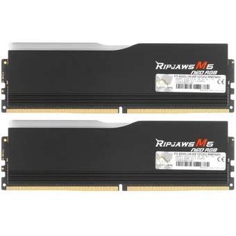  ОЗУ G.SKILL Ripjaws M5 Neo RGB (F5-6000J3636F32GX2-RM5NRK) 64GB (2x32GB) DDR5 6000MHz CL36 (36-36-36-96) 1.35V / Black 