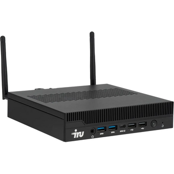  Неттоп IRU Tactio 310H6ITF (2176177) i3 14100 (3.5) 8Gb SSD256Gb UHDG 730 Windows 11 Pro GbitEth WiFi BT 120W черный (RUS) 