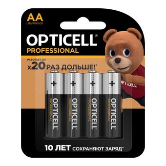  Батарейка OPTICELL Professional LR6 BL4 5052001 