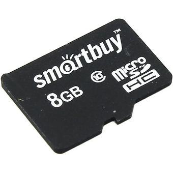  Карта памяти Smart Buy SB8GBSDCL10-00 MicroSD 8GB Class 10 без адаптера 