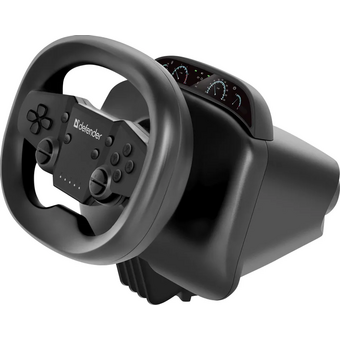  Руль DEFENDER Meteor 64062 черный PC/PS3/PS4/Switch 