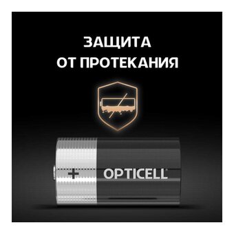 Батарейка OPTICELL Basic LR20 BL2 (6051005) 