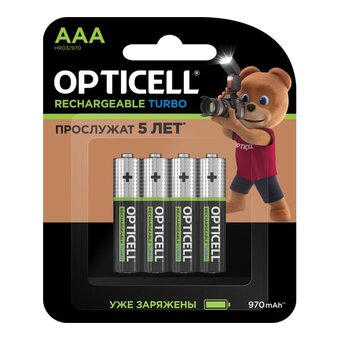  Аккумулятор OPTICELL Turbo HR03 BL4 (970 mAh) 6080004 