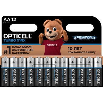  Батарейка OPTICELL Turbo Max LR6 BL12 6053009 