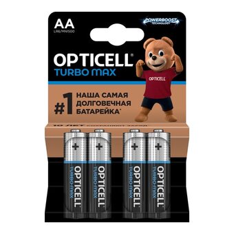  Батарейка OPTICELL Turbo Max LR6 BL4 6053003 