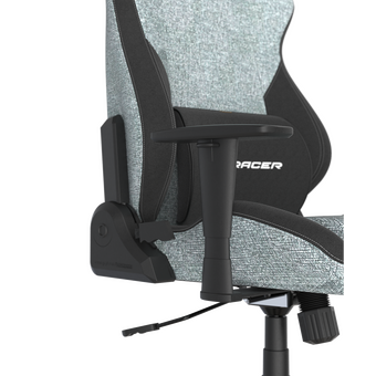  Кресло DxRacer OH/DL23/CN ткань, Топ-Ган, подлокотники 3D серо-чёрное 