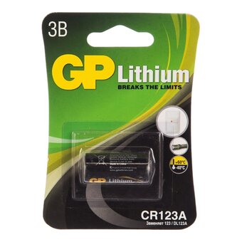  Батарея GP CR123A-BC1 3V 1шт 