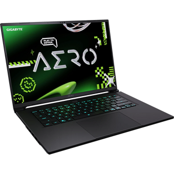  Ноутбук GIGABYTE AERO X16 EG61H 1VH (1VH93KZC94AD-Win11Pro) Ryzen AI 7 350 16Gb SSD 1Tb NVIDIA RTX 5060 8Gb 16 WQXGA IPS Cam 76Вт*ч Темно-серый 