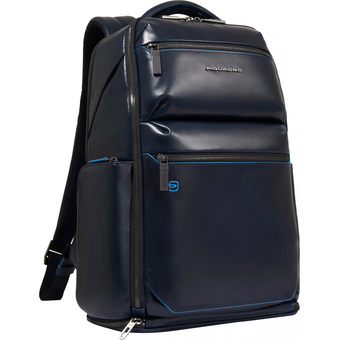  Рюкзак Piquadro Blue Square CA6592B2BM/BLU2 темно-синий натуральная кожа 