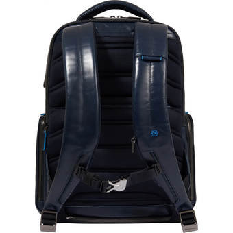  Рюкзак Piquadro Blue Square CA6592B2BM/BLU2 темно-синий натуральная кожа 